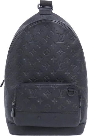Louis Vuitton Black Leather Shoulder Bag (Pre-Owned)