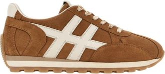 Hogan 86er Su&egrave;de Sneakers - Dames - Sneakers - Bruin - 39 EU - Su&egrave;de - Schoenen