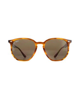 Ray-Ban Unisex Sunglasses RB4306 820/73 Striped Red Havana Dark Brown - One Size