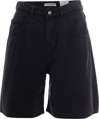 Icon Denim Los Angeles Casual Shorts, female, Black, Size: W28 Short