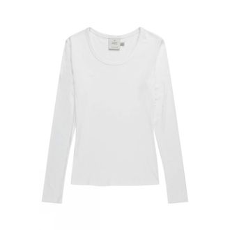 Munthe Magliette Bianca Semplice Stile Cutest - - Tops - Donna - Bianco - S