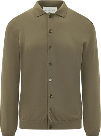 Amaranto Amar&aacute;nto, Truien & Vesten, Heren, Groen, S, Cardigan met knopen