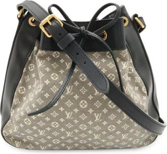 Louis Vuitton Pre-owned Monogram Idylle Shoulder Bag - Dames - Vintage Tas - Blauw - ONE Size - Leer - Vintage
