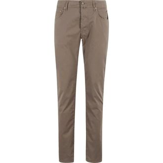 Jacob Cohen Slim Fit Grey Elephant Cotton Jeans