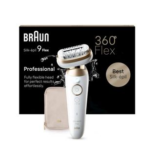 Braun Silk-&eacute;pil 9 Br2-225328 Depiladora 40 Pinzas Gris, Blanco