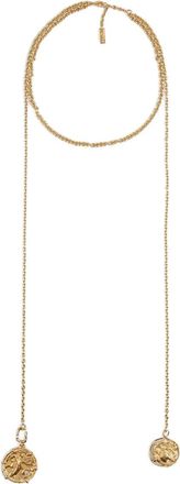Chlo&eacute; Halskettingen verfraaid met medailles - Goud