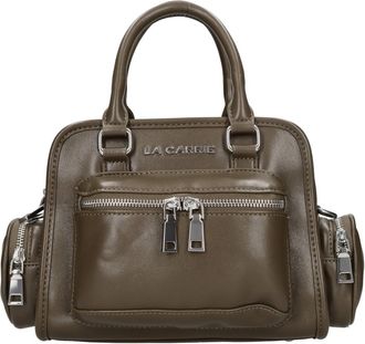 La Carrie Tassen.. Grijs - Dames - Handtassen - Grijs - ONE Size - Leer - Tassen