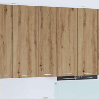 vidaXL vidaXL Armadio pensile con porta Rovere artigianale 30 x 31 x 100 cm