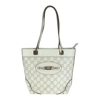 Gucci Pre-owned Tote Bags, female, White, Size: ONE SIZE Pre-owned Tote Bag