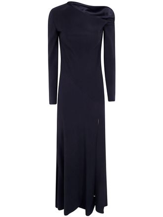 Alberta Ferretti Dress Long Sleeves Enver Satin