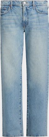 Mother The Mid-Rise Zip Rambler Skimp Jeans