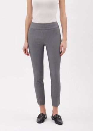 UP Ladies Dobby Petal Slit Pant In Black/white