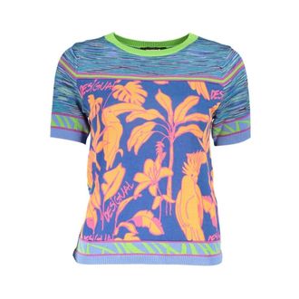 Desigual Dames, Tops, Veelkleurig, Maat: XL Katoen