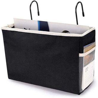 OEM Cesta De Almacenamiento Colgante Negra Para Cama, Oficina, Hogar, Escuela, Dormitorio