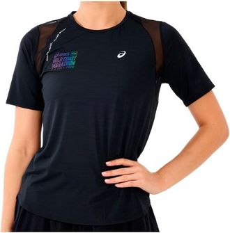 Asics Road S/S Top Laufshirt f&uuml;r Damen | schwarz