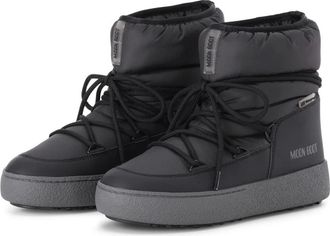 Moon Boot Nylon LTrack Low Boot Hybrid - Dames - Winterlaarzen - Zwart - 37 EU - Nylon - Schoenen