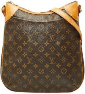 Louis Vuitton Pre-owned Shoulder Bag - Dames - Vintage Schoudertas - Bruin - ONE Size - Leer - Vintage
