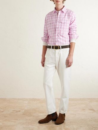 Tom Ford Checked Cotton-Poplin Shirt