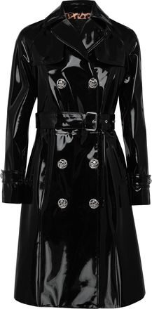 Philipp Plein Coat Long Killer Latex