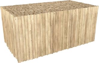 Rendez-Vous D&eacute;co Mesa de centro de jard&iacute;n rectangular 90x50cm en teca