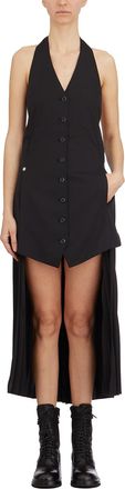 Helmut Lang Womens Short Vest Dress - Black - Size EU 32 (Womens)