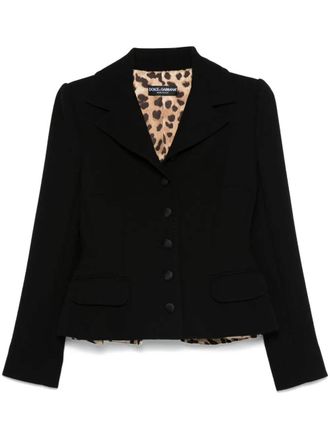 Dolce & Gabbana Crepe Blazer
