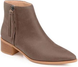 Journee Collection Comfort Foam Sadiya Bootie in Brown at Nordstrom Rack, Size 11