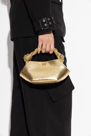 Ganni Handbag Made Of Eco Leather, Womens, Gold