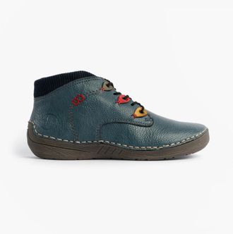 Rieker 52544-14 Womens Boots Blue - Size UK 6.5