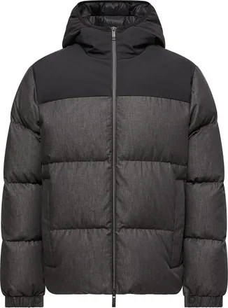 Moncler Moncler Oulojoki Hooded Mid-length Down Jacket, Men, Black, Size: 0