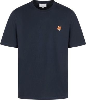 Maison Kitsun&eacute; Heren, Tops, Blauw, Maat: XL