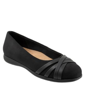 Trotters Womens Daphne Ballet Flat In Black