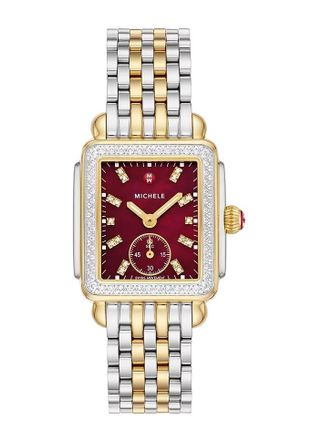 Michele Deco Quartz Diamond Ladies Watch MWW06V000130