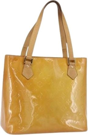 Louis Vuitton Pre-owned Tote Bags, female, Beige, Size: ONE SIZE Pre-owned Vintage Leather Tote Bag