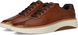 Cole Haan Grandpro Featherarc Bike Toe Sneakers Mens Lace-up Boots British Tan/Ivory : 11.5 D - Medium, Leather