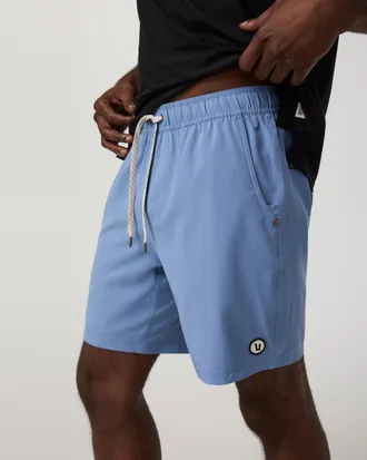 Vuori Clothing Kore Shorts Unlined 7 | Isle Blue | XS, Size Extra Small