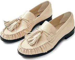 Alohas Marietta Tassel Loafer in Cream at Nordstrom Rack, Size 6Us / 36Eu