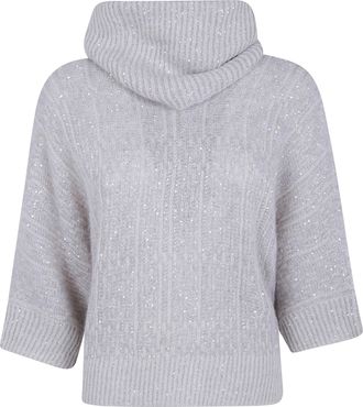 D.exterior D. EXTERIOR Sweater Cowl Neck Galles
