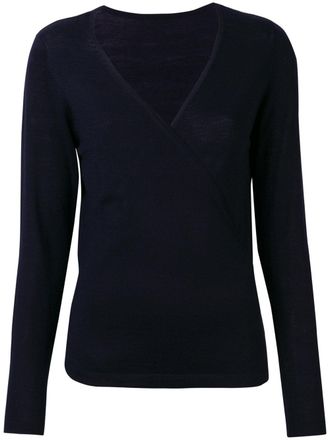 Sottomettimi Maglione con scollo a V - Blu