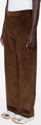 Ami Corduroy Trousers - Brown