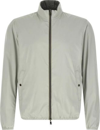Herno Jassen, Heren, Grijs, XL, Omkeerbaar Bomberjack