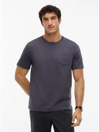Tommy Hilfiger Mens Everyday Pocket T-Shirt - Washed Black - XXXL