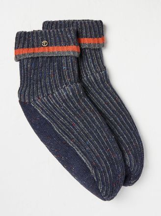 Fat Face FatFace Navy Mens Striped Bedsocks