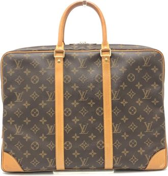 Louis Vuitton Brown Monogram Monogram Briefcase (Pre-Owned)