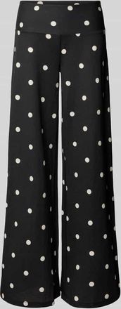 Gina Tricot Wide Leg Pants aus Viskose-Mix mit seitlichem Rei&szlig;verschluss in Black, Gr&ouml;&szlig;e XS