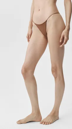 Alo | Airmesh Venus Thong Underwear in Sun Kissed Brown, Size: Medium