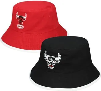 Mitchell & Ness Mens Mitchell & Ness Black/Red Chicago Bulls Flip It Reversible Bucket Hat at Nordstrom, Size Small/medium