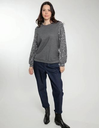 Nooki Design Womens CAROLINE TROUSERS IN DENIM - Blue - Size: 10