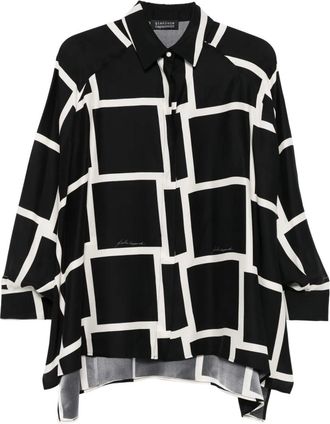 Gianluca Capannolo Camicia con stampa geometrica - Bianco