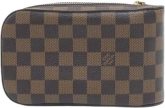 Louis Vuitton Pre-owned Belt Bags, male, Brown, Size: ONE SIZE Pre-owned Geronimos Damier Shoulder Bag